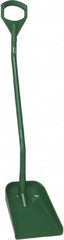 Vikan - 13-1/4" High Square Plastic Shovel - 39-7/8" Long D-Grip Handle - Americas Industrial Supply