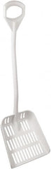 Vikan - 14-3/4" High Square Plastic Shovel - 32-5/8" Long D-Grip Handle - Americas Industrial Supply