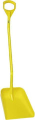 Vikan - 14-3/4" High Square Plastic Shovel - 39" Long D-Grip Handle - Americas Industrial Supply