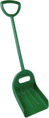 Remco - 18-1/2" High Square Plastic Shovel - 29-1/4" Long D-Grip Handle - Americas Industrial Supply