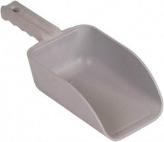 Remco - 32 oz Gray Polypropylene & Semi-Ferrous Additive Flat Bottom Scoop - 4.3" Wide x 3" Deep Bowl, 11-1/2" OAL - Americas Industrial Supply