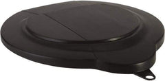 Vikan - 1.5 Gal Polypropylene Pail Lid - Black, For Use with 5696 - Americas Industrial Supply