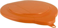 Vikan - 1.5 Gal Polypropylene Pail Lid - Orange, For Use with 5694 - Americas Industrial Supply