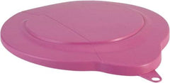 Vikan - 1.5 Gal Polypropylene Pail Lid - Pink, For Use with 5688 - Americas Industrial Supply