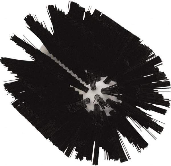 Vikan - 4" Diam Polyester Tube Brush - 6-1/2" OAL, 5-1/4" Head Length, Polypropylene Handle - Americas Industrial Supply