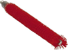 Vikan - 1/2" Diam Polyester Tube Brush - 6-1/4" OAL, 6-1/2" Head Length, Stainless Steel Handle - Americas Industrial Supply