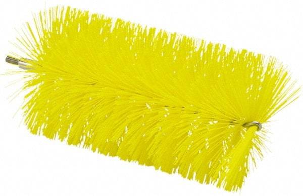 Vikan - 3-1/2" Diam Polyester Tube Brush - 7-1/2" OAL, 7" Head Length, Stainless Steel Handle - Americas Industrial Supply