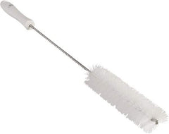 Vikan - 1-5/8" Diam Polyester Valve Brush - 19-5/8" OAL, 5-5/8" Head Length, Polypropylene & Stainless Steel Handle - Americas Industrial Supply