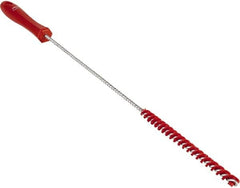 Vikan - 0.4" Diam Polyester Valve Brush - 19-5/8" OAL, 5-11/16" Head Length, Polypropylene & Stainless Steel Handle - Americas Industrial Supply
