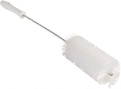 Vikan - 2-3/8" Diam Polyester Valve Brush - 19-5/8" OAL, 5-13/16" Head Length, Polypropylene & Stainless Steel Handle - Americas Industrial Supply