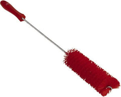 Vikan - 1-5/8" Diam Polyester Valve Brush - 19-5/8" OAL, 5-5/8" Head Length, Polypropylene & Stainless Steel Handle - Americas Industrial Supply