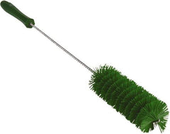 Vikan - 2" Diam Polyester Valve Brush - 19-5/8" OAL, 5-15/16" Head Length, Polypropylene & Stainless Steel Handle - Americas Industrial Supply