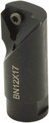 Parlec - TCMT 11 Insert Style, Replaceable Boring Bar Head - 0.4724" Shank Diam, Through Coolant - Americas Industrial Supply