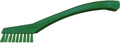 Vikan - 5/8" Bristle Length, Polyester Food Service Brush - 2-5/16" Long x 1/2" Wide Head, 8" OAL, Green, Polypropylene Block - Americas Industrial Supply