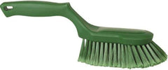 Vikan - 2" Bristle Length, Polyester Wash Brush - 5-13/16" Long x 5" Wide Head, 13-1/2" OAL, Green, Polypropylene Block - Americas Industrial Supply