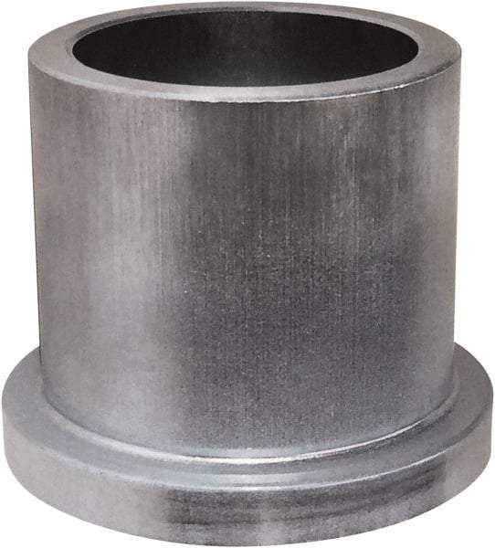 Bunting Bearing - 3/4" Inside x 7/8" Outside Diam, Powdered Metal Flanged Bearing - 1-1/8" Flange Outside Diam, 1/8" Flange Thickness, 1/2" OAL - Americas Industrial Supply