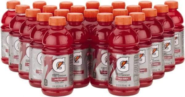 Gatorade - 12 oz Bottle Fruit Punch Activity Drink - Ready-to-Drink - Americas Industrial Supply
