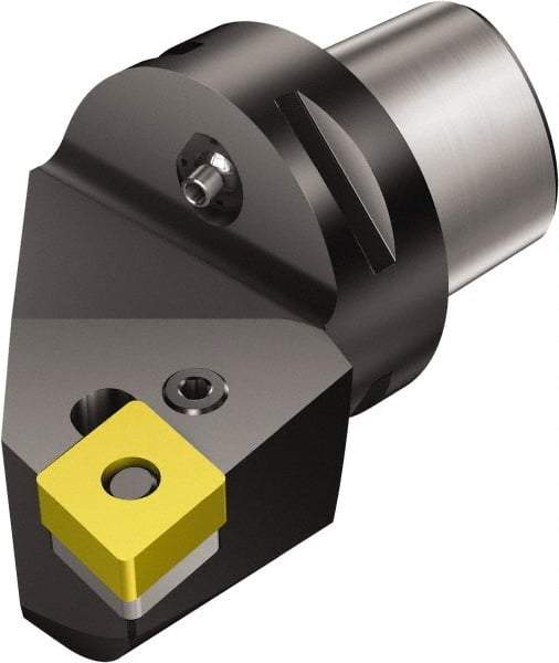 Sandvik Coromant - Right Hand Cut, Size C4, CNMG 120408 Insert Compatiblity, External Modular Turning & Profiling Cutting Unit Head - 27mm Ctr to Cutting Edge, 50mm Head Length, Through Coolant, Series T-Max P - Americas Industrial Supply