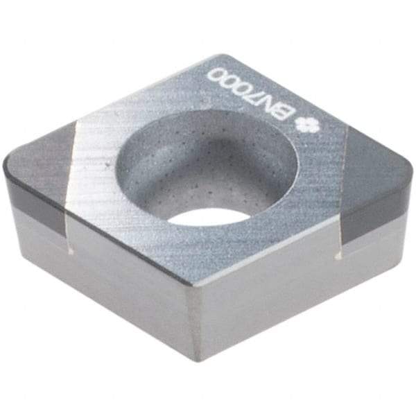 Sumitomo - 2NU-CCGA21.52 - Grade BN7000 PCBN Turning Insert - 80° Diamond, 1/4" Inscr Circle, 3/32" Thick, 1/32" Corner Radius - Americas Industrial Supply
