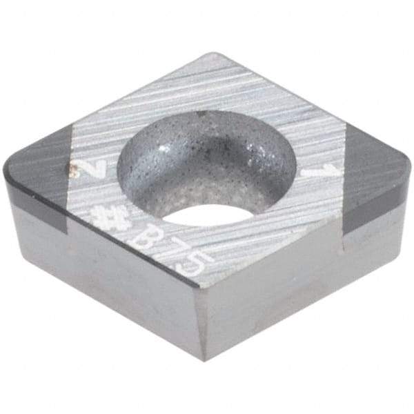 Sumitomo - 2NU-CCGA21.52 - Grade BN7500 PCBN Turning Insert - 80° Diamond, 1/4" Inscr Circle, 3/32" Thick, 1/32" Corner Radius - Americas Industrial Supply
