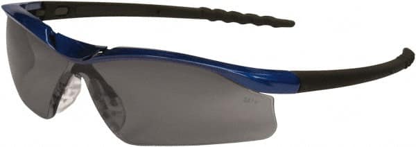 MCR Safety - Gray Lenses, Framed Safety Glasses - Anti-Fog, Scratch Resistant, Size Universal, Wrap Around - Americas Industrial Supply