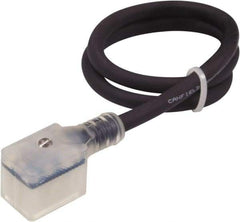 Canfield Connector - Solenoid Valve Connector/Gasket/Cord Assembly - Use with Solenoid Valves - Americas Industrial Supply