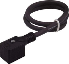 Canfield Connector - Solenoid Valve Connector/Gasket/Cord Assembly - Use with Solenoid Valves - Americas Industrial Supply