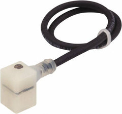 Canfield Connector - Solenoid Valve Connector/Gasket/Cord Assembly - Use with Solenoid Valves - Americas Industrial Supply