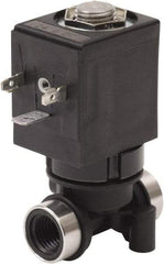 Spartan Scientific - 1/4" NPT Port, 2 Way, 2 Position, Glass Filled Nylon Solenoid Valve - Normally Closed, Viton Seal - Americas Industrial Supply