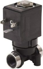 Spartan Scientific - 1/4" NPT Port, 3 Way, 2 Position, Glass Filled Nylon Solenoid Valve - Normally Closed, Viton Seal - Americas Industrial Supply