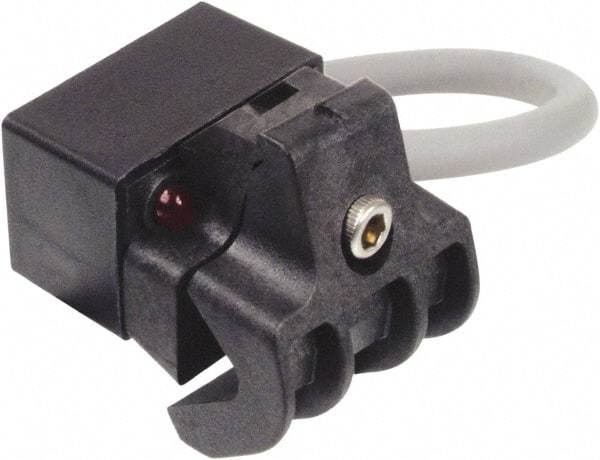 Canfield Connector - Air Cylinder Reed Switch, MOV, LED, 2 Wire - For 2 to 6" Air Cylinders, Use with Tie-Rod Cylinders - Americas Industrial Supply