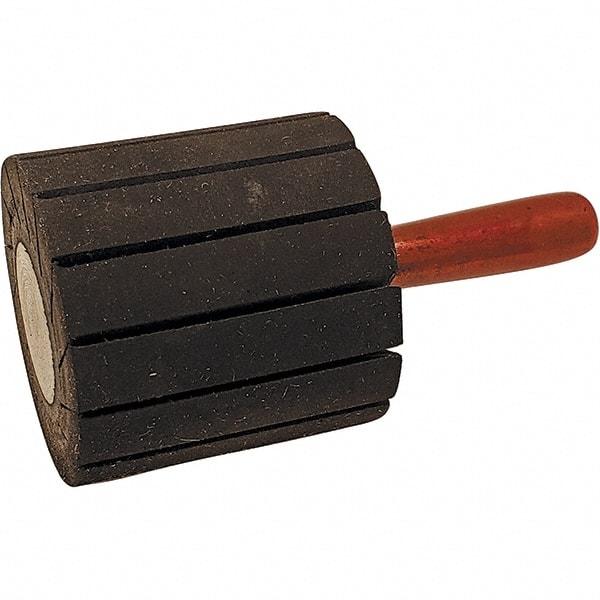 Dynabrade - 1-1/2" Wide x 1-1/2" Diam, Expander Wheel Spiral Band Drum - 1/4" Shank Diam, 10,000 RPM - Americas Industrial Supply