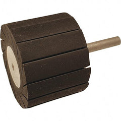 Dynabrade - 1-1/2" Wide x 2" Diam, Expander Wheel Spiral Band Drum - 1/4" Shank Diam, 7,500 RPM - Americas Industrial Supply