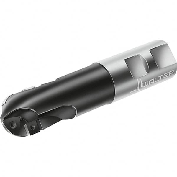 Walter - 32mm Cut Diam, 38mm Max Depth of Cut, 32mm Shank Diam, 160mm OAL, Indexable Ball Nose End Mill - 13,900 Max RPM - Americas Industrial Supply