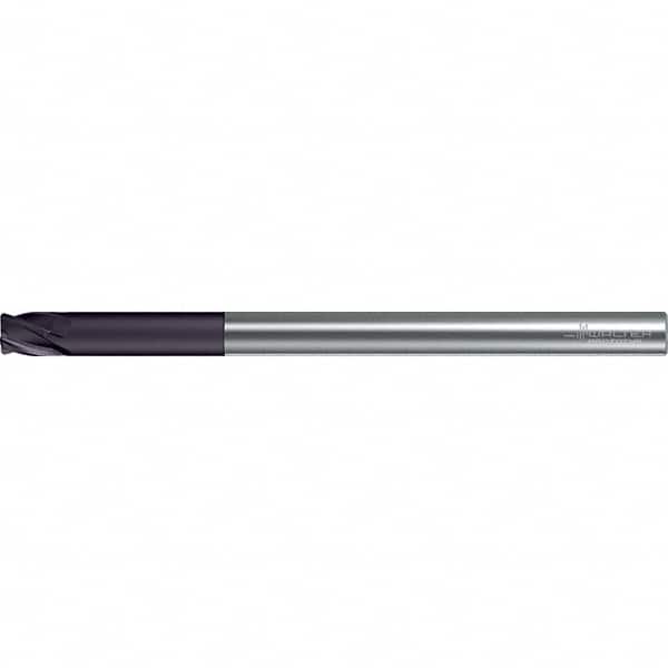 Walter-Prototyp - 8mm, 4 Flute, Solid Carbide, 0.5mm End Mill - 4.724" OAL, 30° Helix, Right Hand Flute, 40mm LOC, Right Hand Cut - Americas Industrial Supply