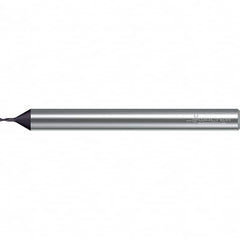 Walter-Prototyp - 0.8mm, 2 Flute, Solid Carbide, 0.08mm End Mill - 2-1/8" OAL, 30° Helix, Right Hand Flute, 3mm LOC, Right Hand Cut - Americas Industrial Supply