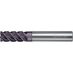 Walter-Prototyp - 12mm, 4 Flute, Solid Carbide, 0.8mm End Mill - 3.268" OAL, 50° Helix, Right Hand Flute, 36mm LOC, Right Hand Cut - Americas Industrial Supply