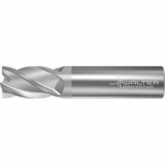 Walter-Prototyp - 12.7mm, 4 Flute, Solid Carbide, 0.762mm End Mill - 3-1/2" OAL, 38° Helix, Right Hand Flute, 25mm LOC, Right Hand Cut - Americas Industrial Supply