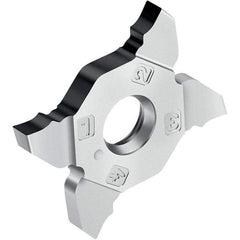 Walter - GD8 Grade WSM23S, 2.75mm Cutting Width Grooving Insert - 0.2mm Corner Radius, TiAlN+Al2O3+(Al) Finish - Americas Industrial Supply