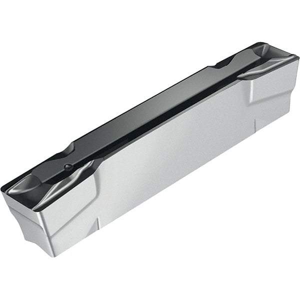 Walter - UF8 Grade WSM23S, 2mm Cutting Width Grooving Insert - 0.2mm Corner Radius, TiAlN+Al2O3+(Al) Finish - Americas Industrial Supply