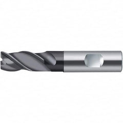 Walter-Prototyp - 12mm, 3 Flute, Solid Carbide, 1.5mm End Mill - 3.268" OAL, 45° Helix, Right Hand Flute, 36mm LOC, Right Hand Cut - Americas Industrial Supply