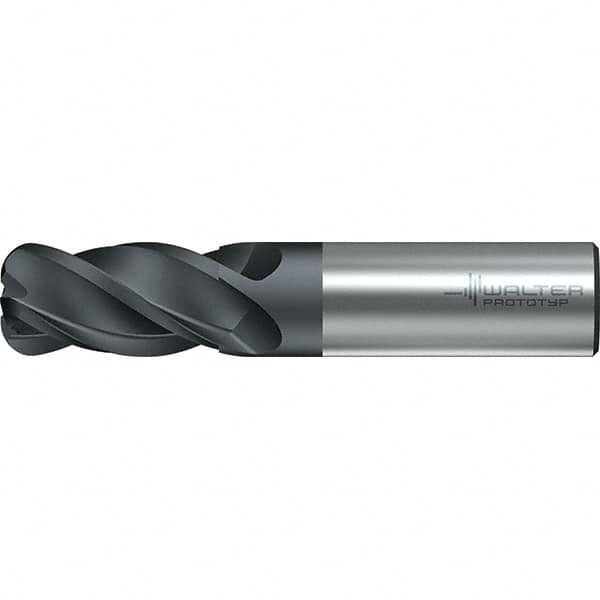 Walter-Prototyp - 20mm, 4 Flute, Solid Carbide, 6mm End Mill - 4-3/32" OAL, 38° Helix, Right Hand Flute, 38mm LOC, Right Hand Cut - Americas Industrial Supply