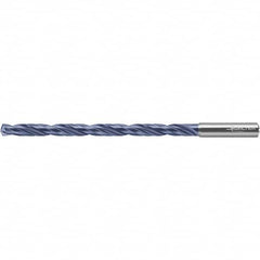 Walter-Titex - 9.5mm 140° 2-Flute Solid Carbide Extra Length Drill Bit - Americas Industrial Supply