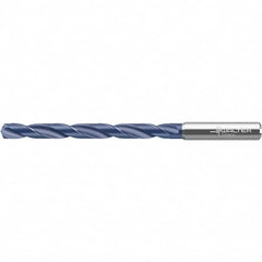 Walter-Titex - 10.8mm 140° Solid Carbide Jobber Drill - TiNAl Finish, Right Hand Cut, 163mm OAL - Americas Industrial Supply