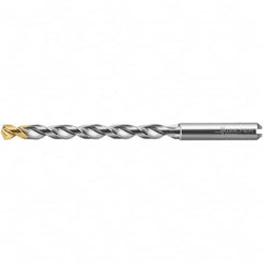 Walter-Titex - 6mm 130° Solid Carbide Jobber Drill - TiN Finish, Right Hand Cut, 101mm OAL - Americas Industrial Supply
