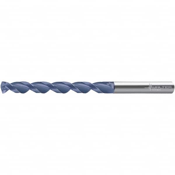 Walter-Titex - 3.8mm 140° Solid Carbide Jobber Drill - TiAlN Finish, Right Hand Cut, 75mm OAL - Americas Industrial Supply