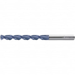Walter-Titex - 3.8mm 140° Solid Carbide Jobber Drill - TiAlN Finish, Right Hand Cut, 75mm OAL - Americas Industrial Supply