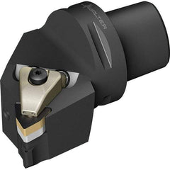 Walter - 95° Lead Angle, Indexable Turning Toolholder - 103mm OAL, Series DWLN-CAPTO-AUSSEN-P - Americas Industrial Supply