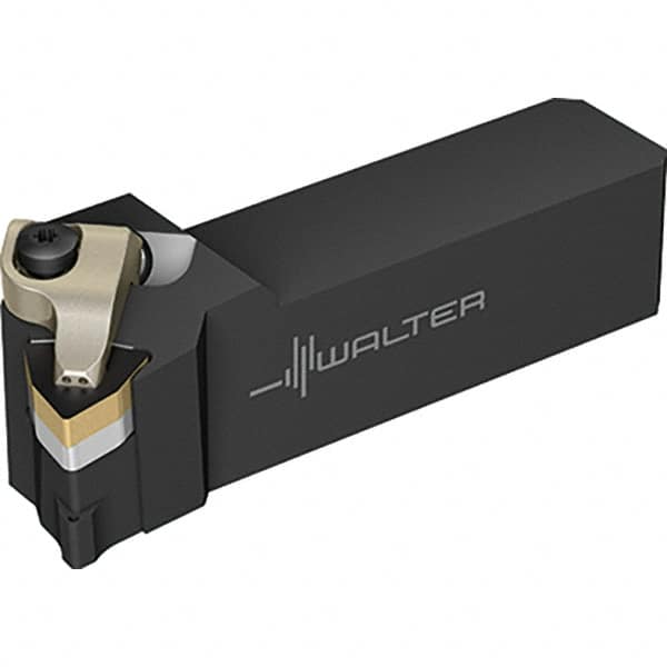 Walter - 95° Lead Angle, 25mm Shank Height x 25mm Shank Width, Indexable Turning Toolholder - 135.01mm OAL, Series DWLN-ISO-AUSSEN-P - Americas Industrial Supply