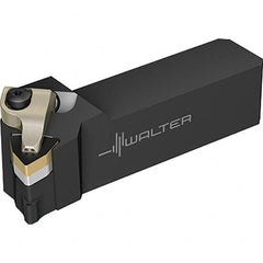 Walter - 95° Lead Angle, 25mm Shank Height x 25mm Shank Width, Indexable Turning Toolholder - 135.01mm OAL, Series DWLN-ISO-AUSSEN-P - Americas Industrial Supply
